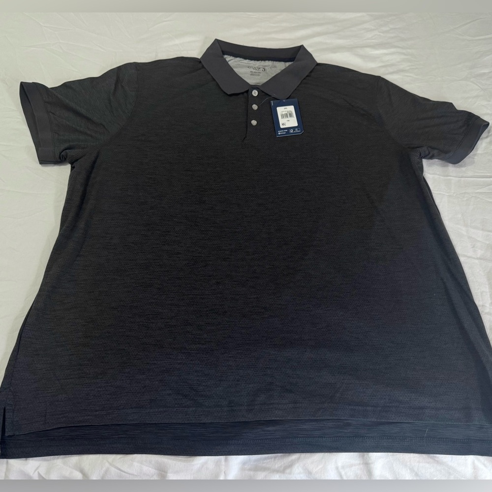 Lot of 3 Men’s 3XL Shirts 2 Chaps Golf Polos & 1 George Short Sleeve Button Up - Picture 4 of 16